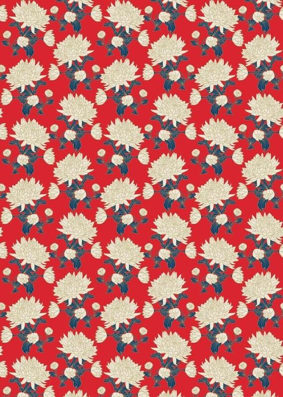 Flower Wrapping Paper, 3 Meters