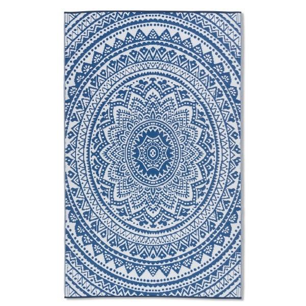 Mandala Blue Outdoor Mat