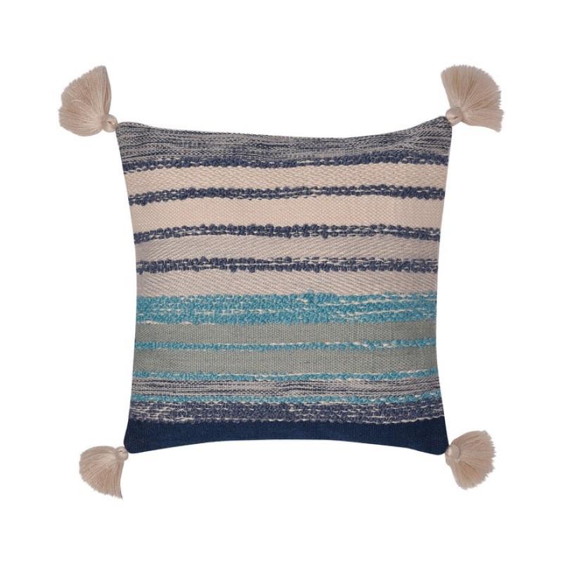 Grayson Blue Indoor Cushion, 17"Sq
