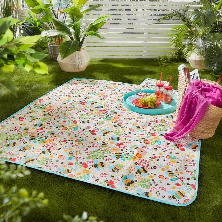 Buzzy Bee Outdoor Picnic Blanket