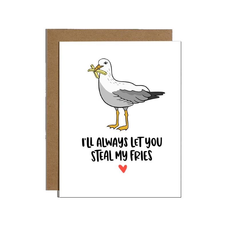 Seagull Fries Card