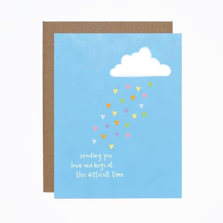 Cloud Hearts Sympathy Card