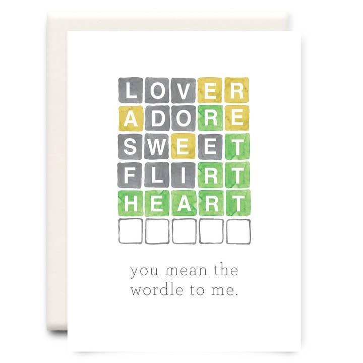 Wordle To Me Greeting Card
