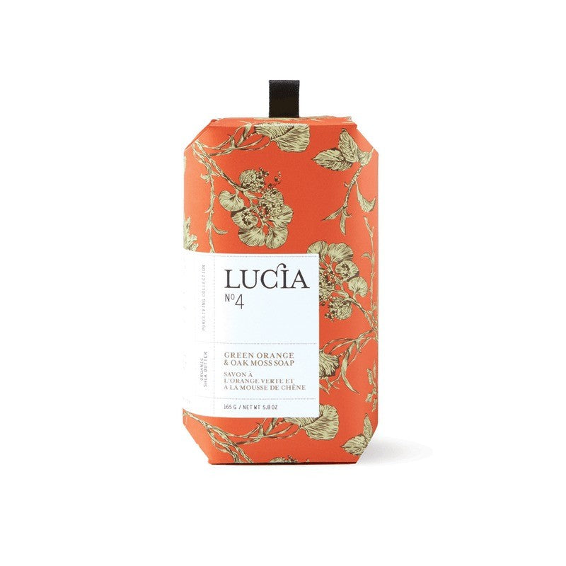 N°4 Green Orange & Oak Moss Soap, 165g
