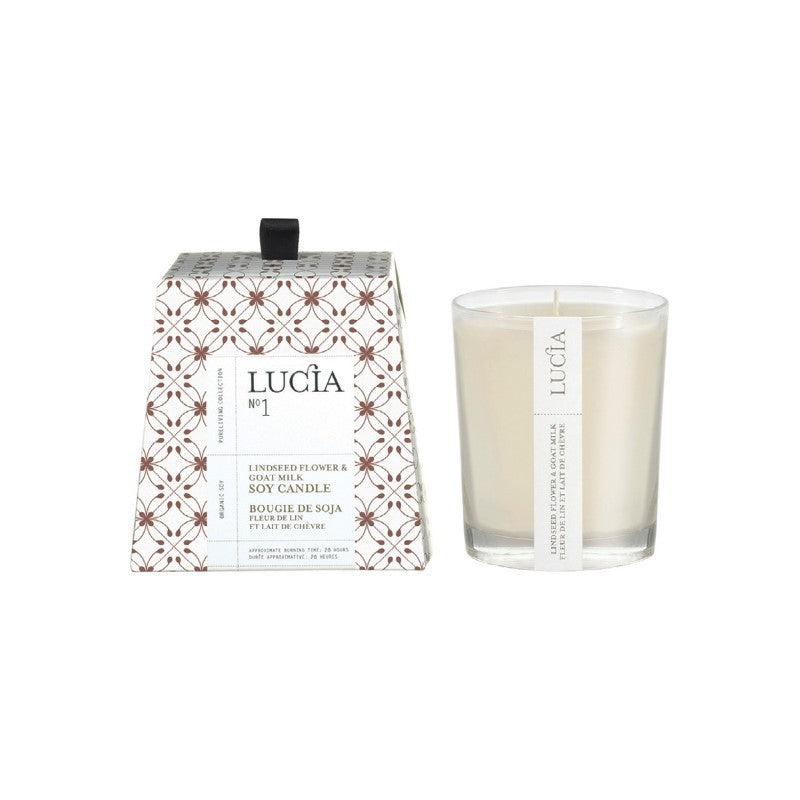 N°1 Linseed Flower &amp; Goat Milk Soy Candle