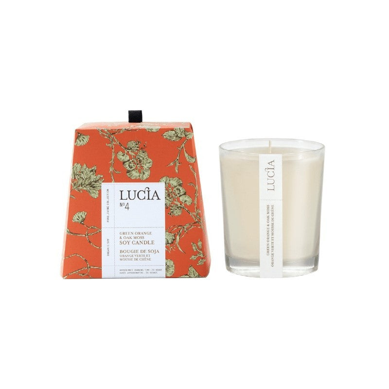 N°4 Green Orange &amp; Oak Moss Soy Candle