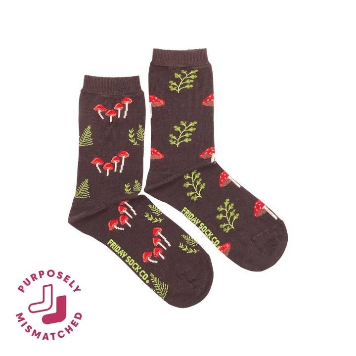 Mushroom Forest Socks - Sm