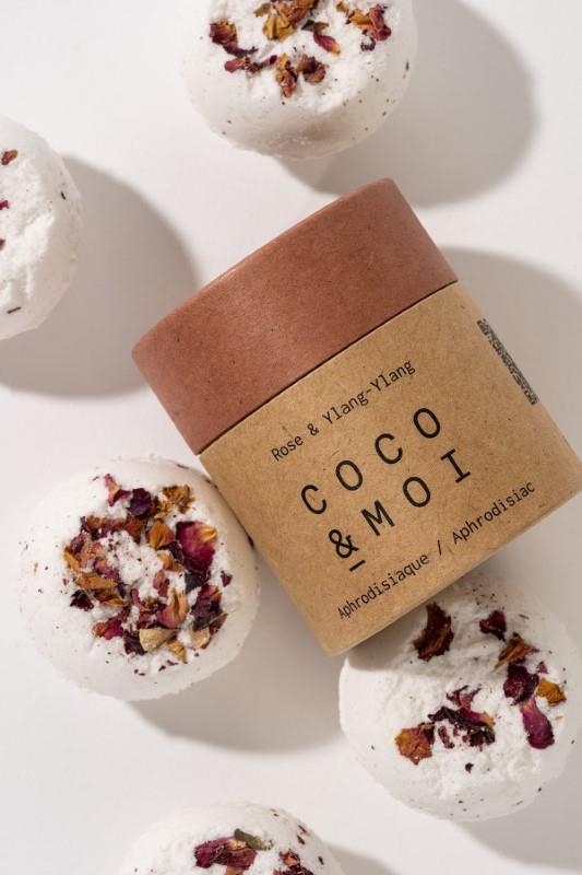 Coco & Moi Rose & Ylang Ylang Bath Bomb