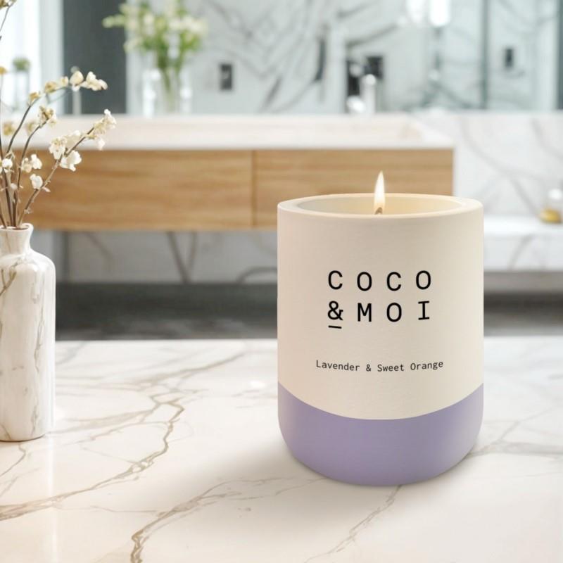 Coco & Moi Lavender and Sweet Orange Candle