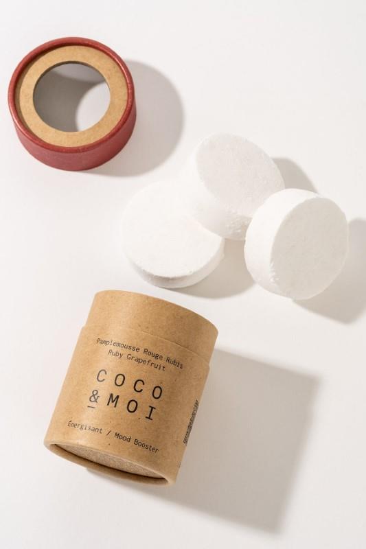 Coco & Moi Ruby Red Grapefruit Shower Steamers