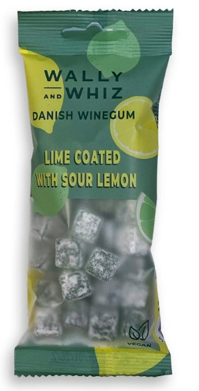 Lime Winegum with Sour Lemon Dust Pouch, 56g