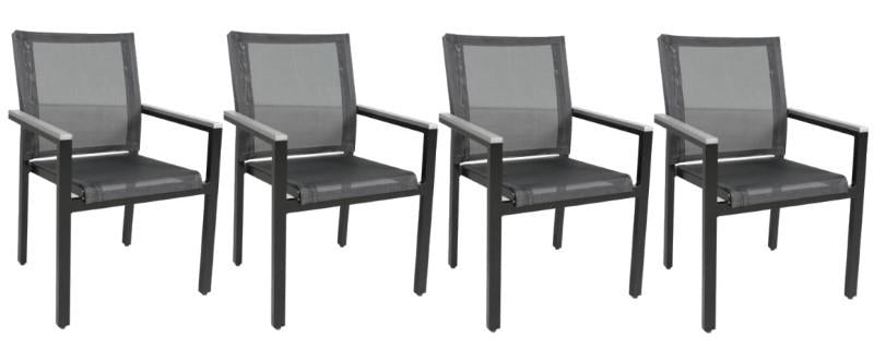 Skye Outdoor Dining Armchair, Set of 4