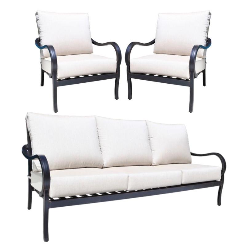 Carleton Deep Seating/Sofa Set of 3