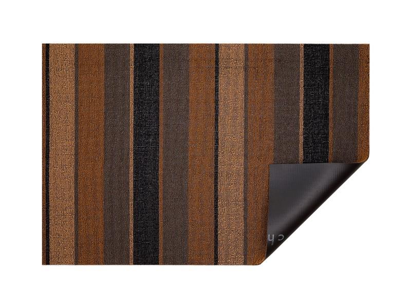 Chilewich Bolt Stripe Shag Mat, Honey