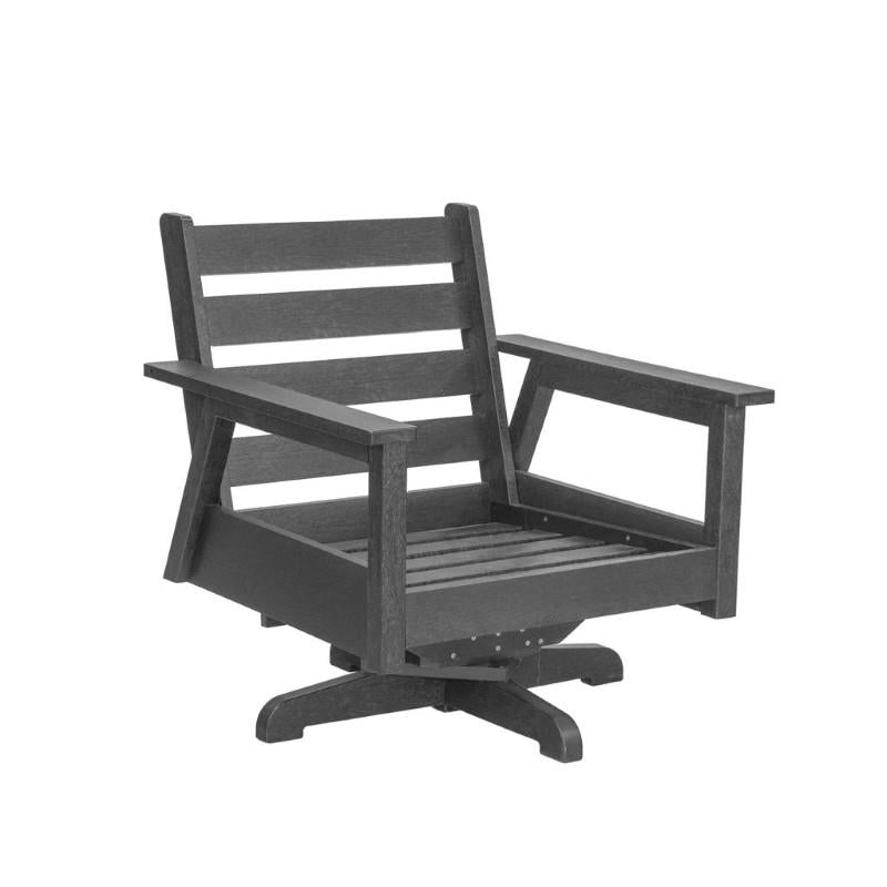C.R. Plastics Tofino Swivel Arm Chair