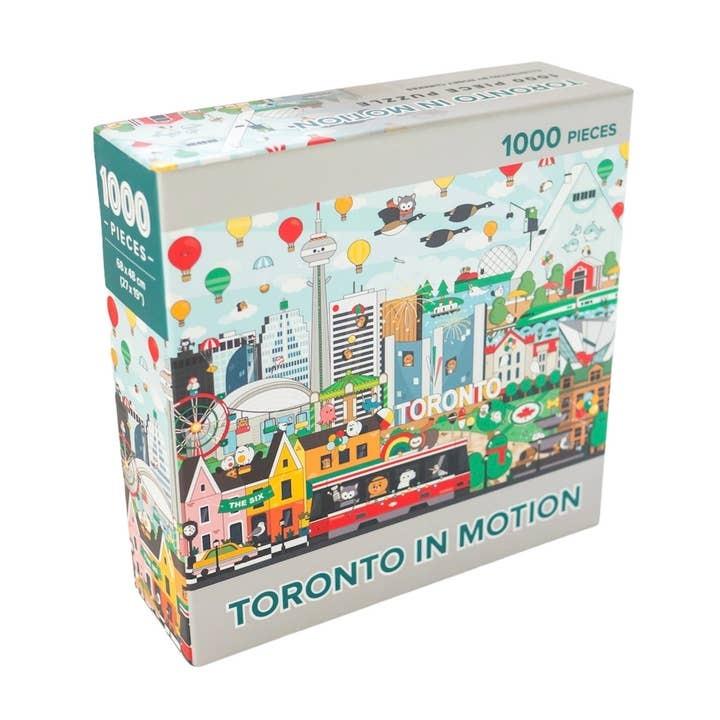 Toronto In Motion 1000 Piece Puzzle