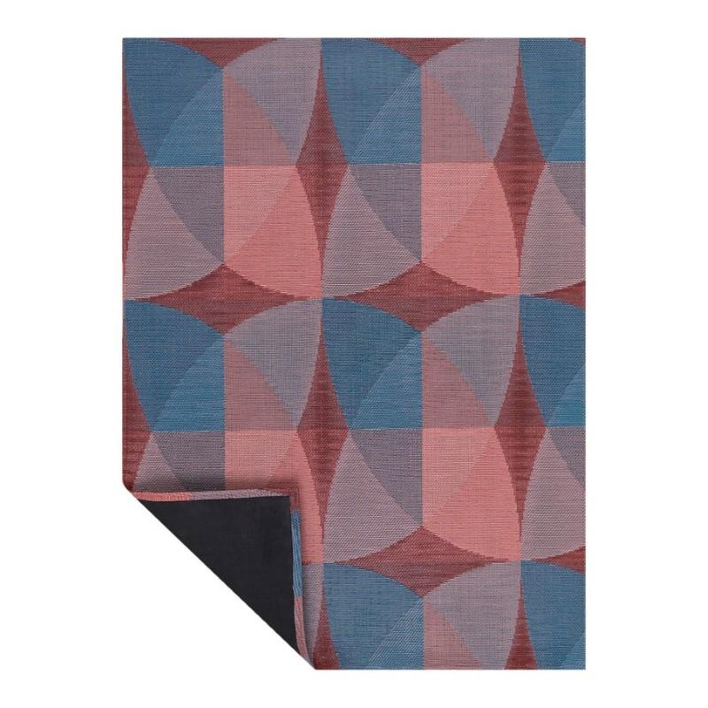 Chilewich Canopy Woven Mat, Raspberry