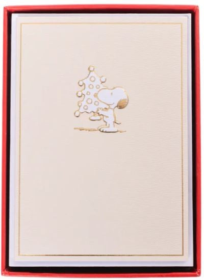 Peanuts™ Snoopy Christmas Tree Holiday Cards, Box of 15