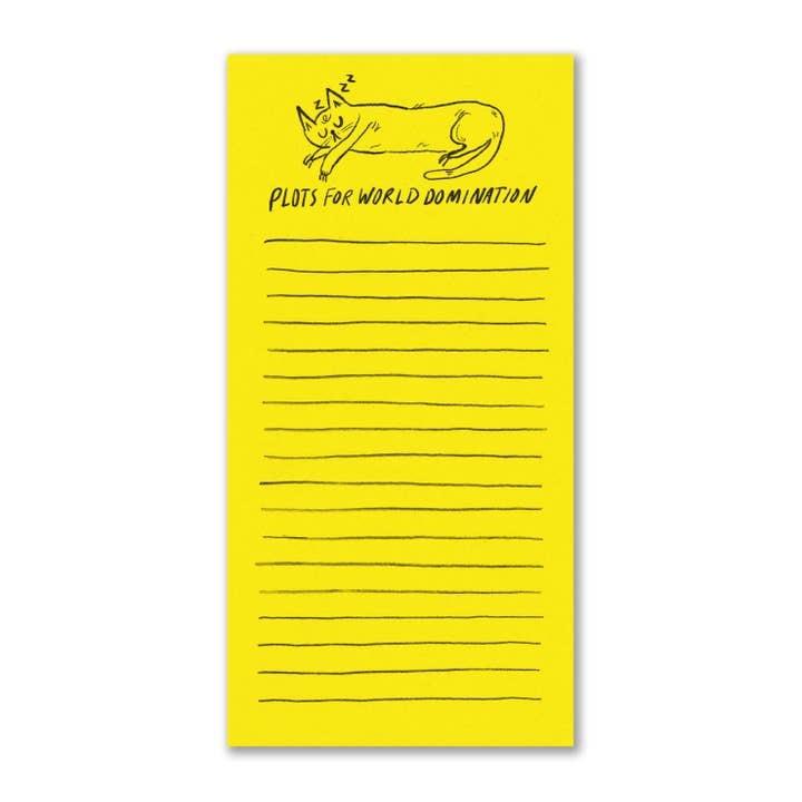 World Domination Notepad