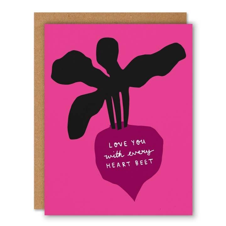 Heart Beet Birthday Card