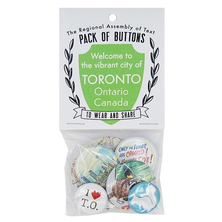 Toronto Pack Of Buttons
