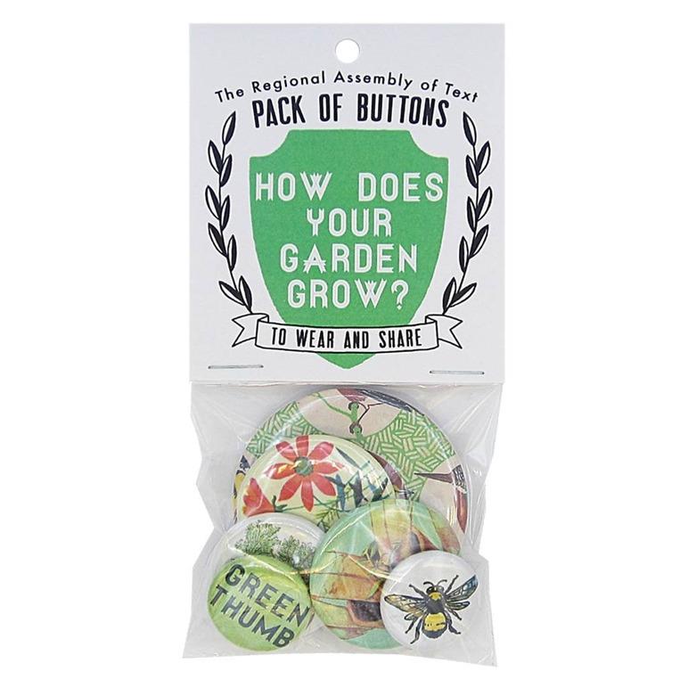 Garden Pack Of Buttons