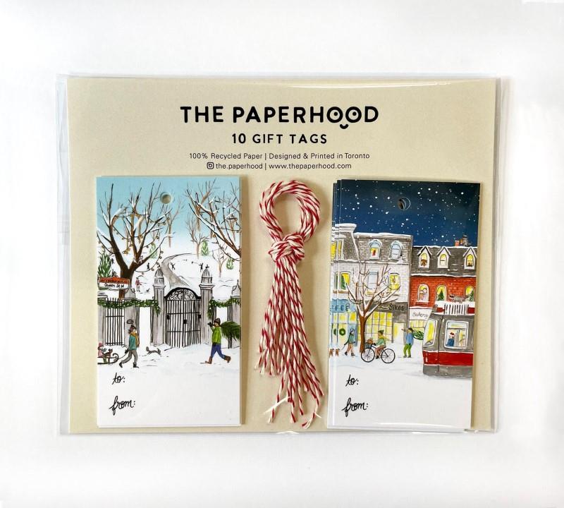 Trinity Bellwoods/Queen West Gift Tag, Set of 10