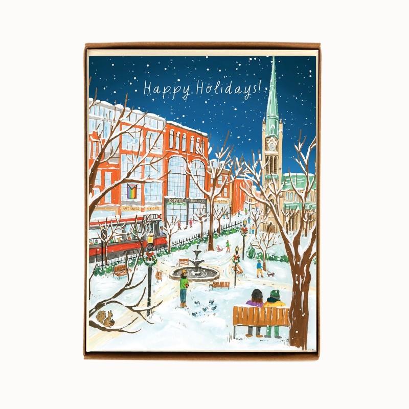 St James Park Holiday Greeting Cards, Box of 8