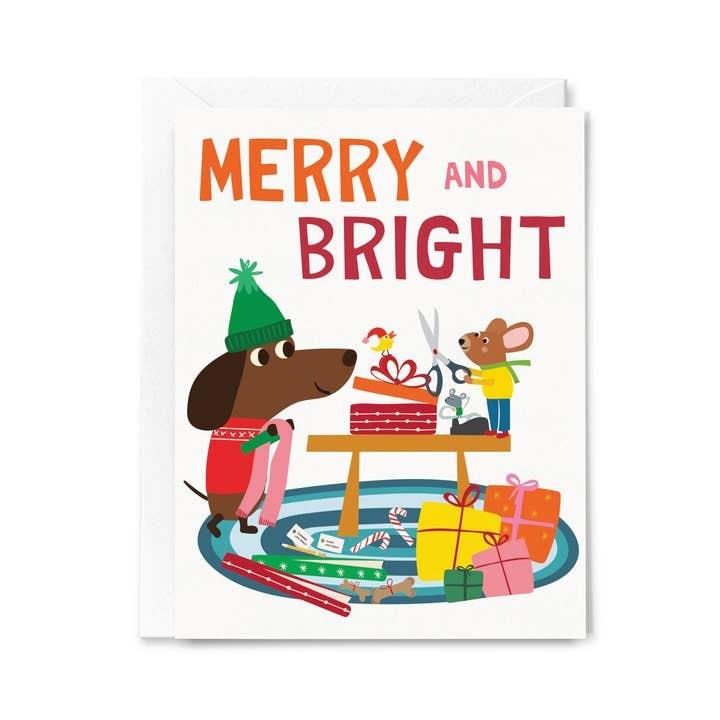 Merry &amp; Bright Holiday Card