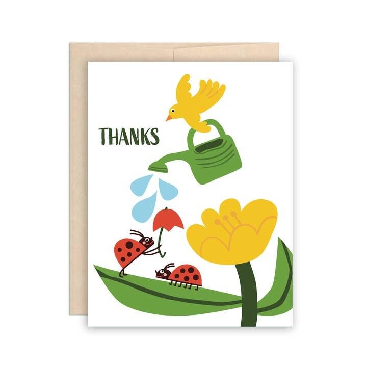 Lady Bugs Thank You Card