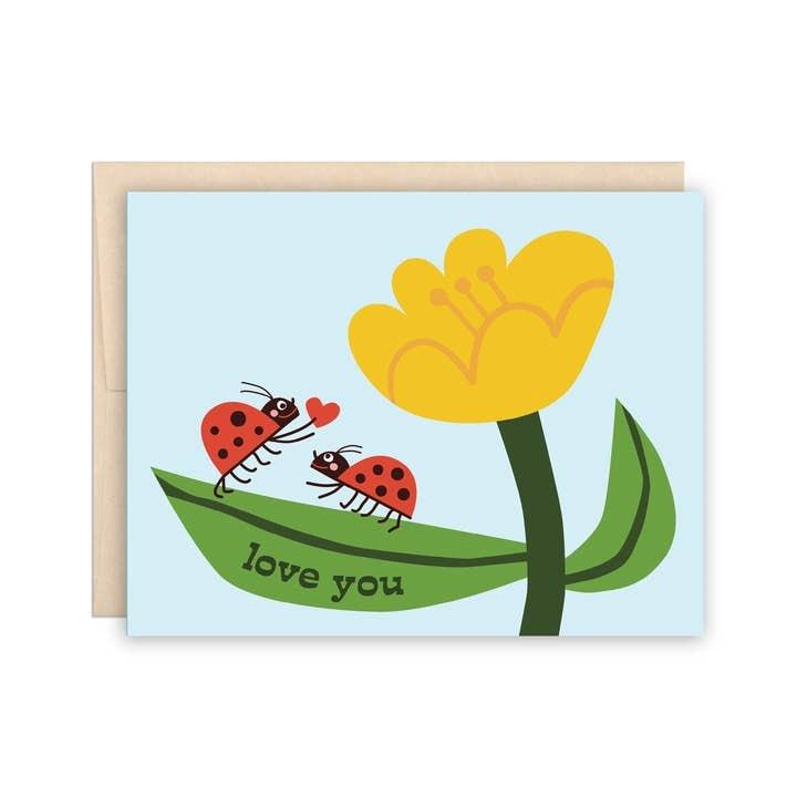 Love Bugs Greeting Card