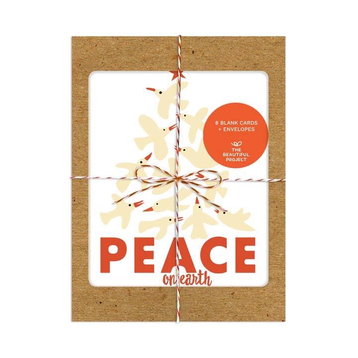Peace On Earth Dove Holiday Cards, Box of 8