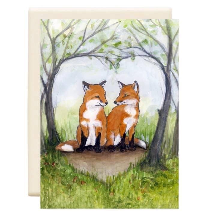 Fox Fair Greeting Card