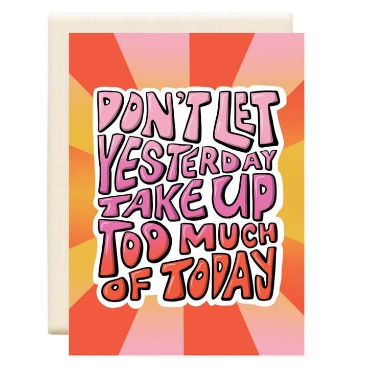 Yesterday Greeting Card