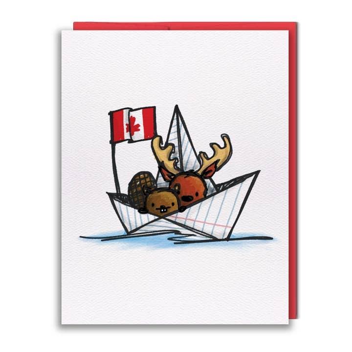 Oh Canada Greeting Card