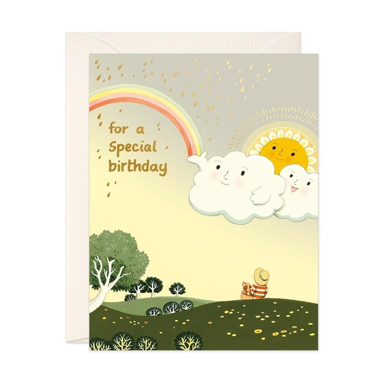 Joyful Sky Birthday Card