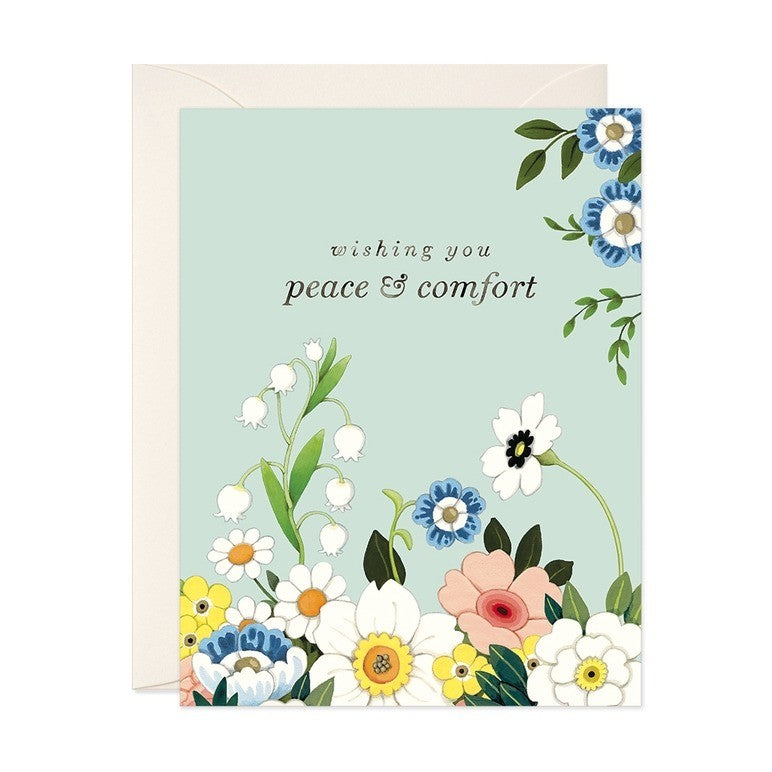Serenity In Bloom Greeting Card
