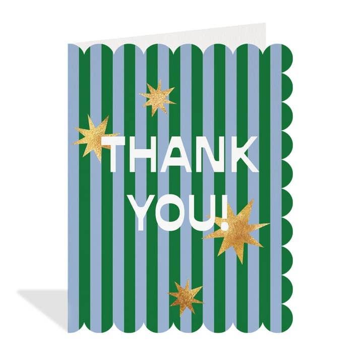 Stars Thank You Card