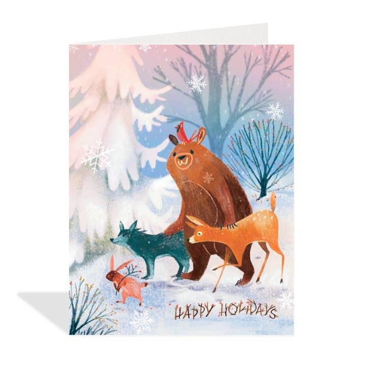 Woodland Holiday Card