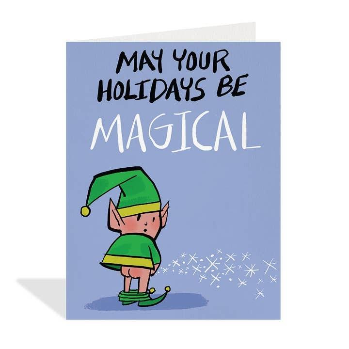Magical Christmas Greeting Card