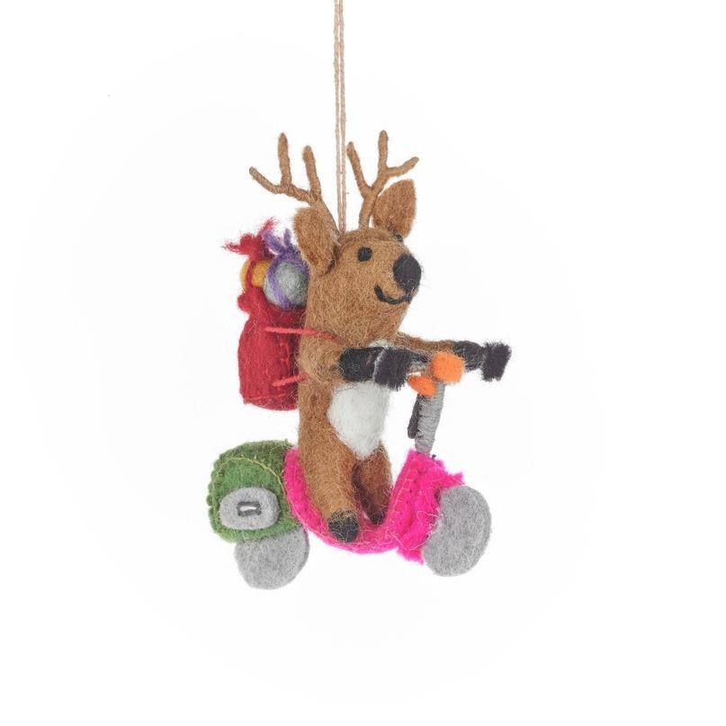 Handmade Comet the Reindeer Ornament
