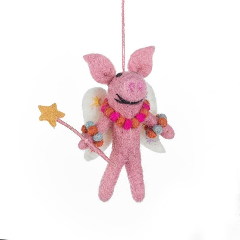 Handmade Penelope Porker Fairy Ornament