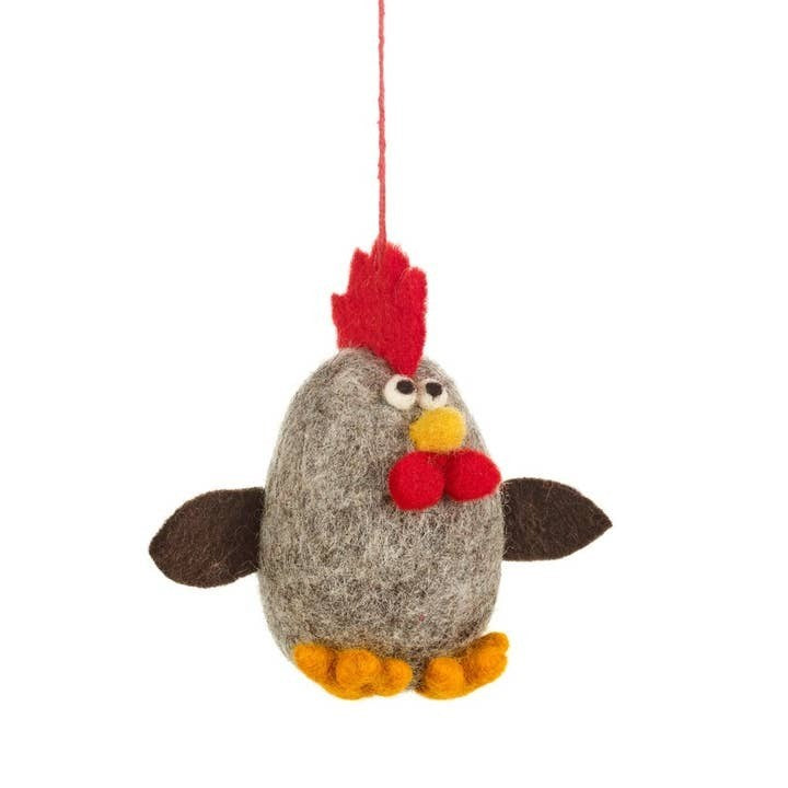 Handmade Albert Eggstein Ornament