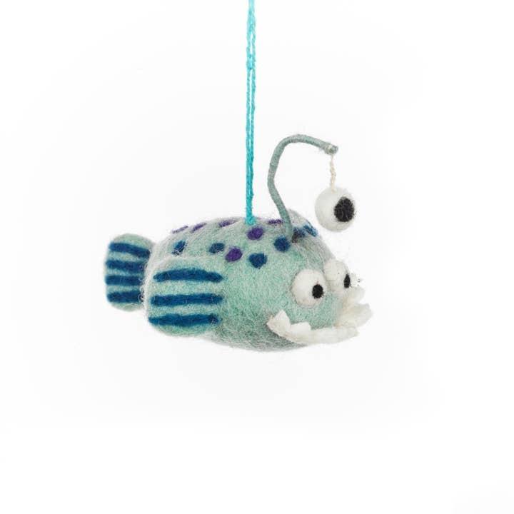 Handmade Finnigan the Fish Ornament