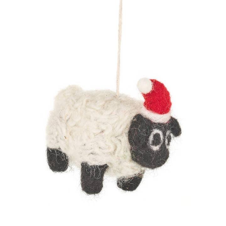Handmade Black Sheep Ornament