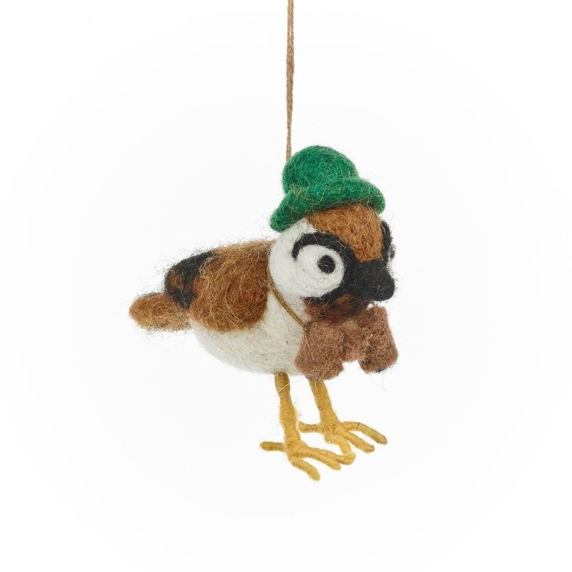Handmade Byron Bird Watcher Ornament