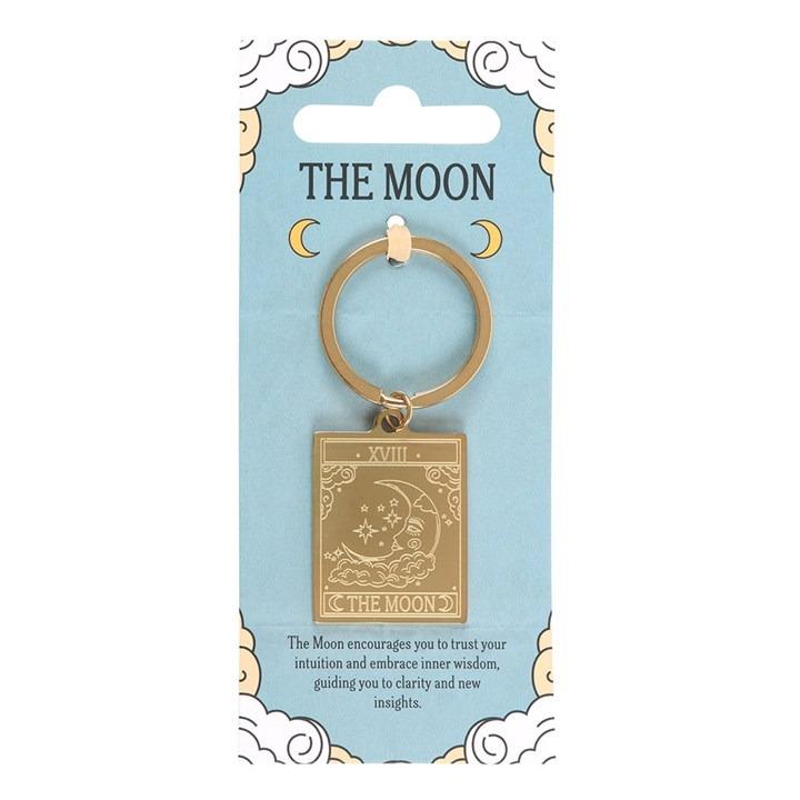 The Moon Vintage Tarot Card Keyring