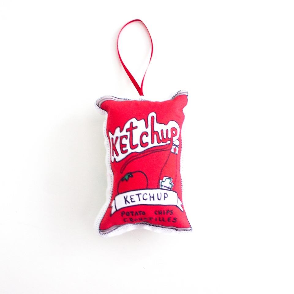 Ketchup Chips Ornament