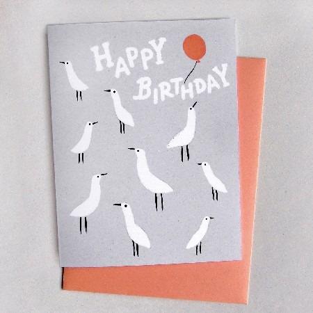 Herons Birthday Card