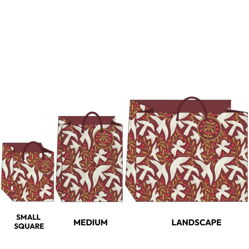 Holiday Birds Gift Bag